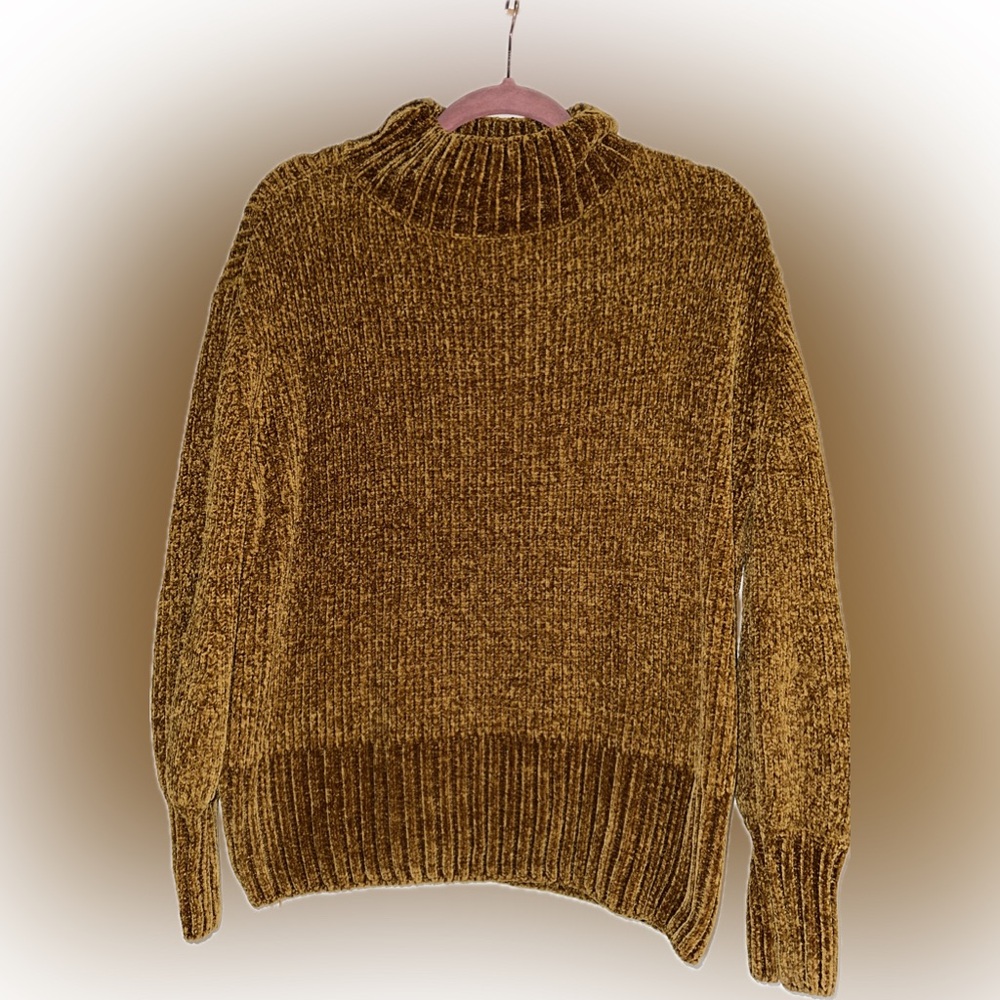 Mustard Yellow Chunky XS sweater